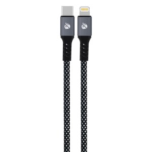 Cable magnético USB-C Lightning negro