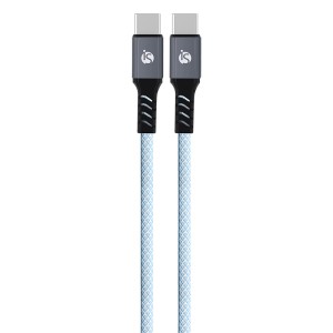 USB-C - USB-C Cable magnético, color azul