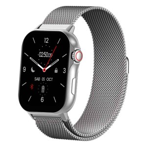 Pulsera Smartwatch iS Milanesa Plata