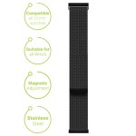 Detalles Pulsera Milanese Smartwatch iS en color negro