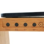 Lámpara con Cargador Inalámbrico Bamboo 5 en 1 - iServices