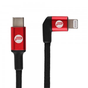Cable de tipo-C a Lightning de 65 cm, color negro