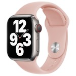 Correa de Silicona Apple Watch arena con Apple Watch