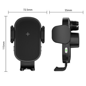 Medidas del Soporte de Móvil para Coche con Carga Inalámbrica