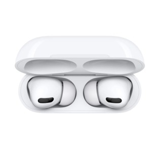 Auriculares Inalámbricos Music Pods Pro iServices en el estuche de carga desde arriba